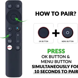 ditec Voice Remote Compatible with OnePlus Q Series, U Series, Y1S, Y1S Edge Remote Compatible with ONEPLUS Q Series, U Series, Y1S, Y1S EDGE Smart LED TV One Plus Remote Controller image 2