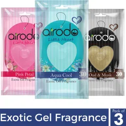Little Heart Aqua Cool, Pink Petel, Oud & Musk Car Hanging Perfume Air Freshener Car Freshener Diffuser-image-45