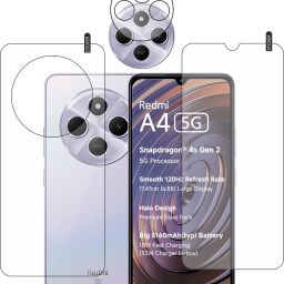 DORADO SHIELD Front and Back Tempered Glass for REDMI A4 5G with camera lens-image-74