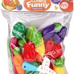 Exclusive Realistic Sliceable Cut Fruits and Vegetable (18pc)(7 Fruits ,7 Vegetables)-4