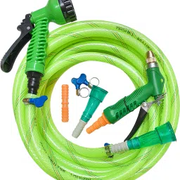 30 Meter (100 Feet) 3-Layered Braided Water Hose Pipe with Spray Gun,Accessories Spray Gun-image-5