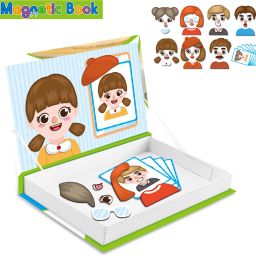 Facial Expression Magnetic Puzzles with 64 Magnet Meshes for Kids | Educational, Creativity, Multicolor-image-18