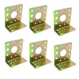generic SP Electron Pack of 6 Pcs DC Geared Motor Clamp L Shaped Motor Mount Mounting Bracket image 1