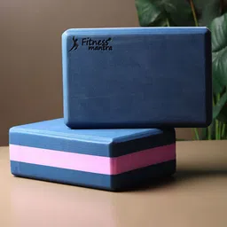 Fitness Mantra Set Of 2 High Density Non Slip Yoga Blocks-9