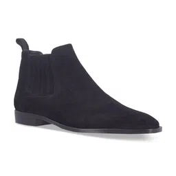 Saint G Men Black Suede Chelsea Boot-image-94