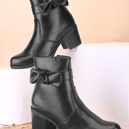The Roadster Lifestyle Co Women Block-Heeled Chelsea Boots-image-76