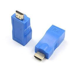 Microware HDMI Extender Transmitter TX/RX Adapter 30M HDMI Network Extender RJ45 CAT5E CAT6 Ethernet LAN Without HDCP image 4