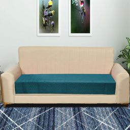 RRC Green Velvet 3 Seater Sofa Cover-image-86