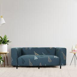 HOUSE OF QUIRK Grey 3-Seater Stretchable Non-Slip Sofa Slipcover-image-85