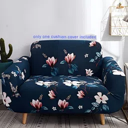 TONY STARK Blue Lotus 1 Seater Sofa Cover With Arms-picture-26