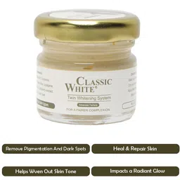 Classic White Twin Whitening System Advance Formula Cream - 30 g-30