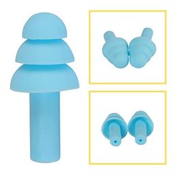 james healthplus James Ear Plugs Soft Silicone Reusable Earplugs Noise Cancelling for Hearing Protection, Sleeping, Noise Reduction, Pack of 2 (2 PAIR) image 3