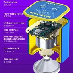 AUTO BOTIX Mechanic L1 Uv Curing Lamp For Phone PCB UV Glue Curing Repair, Power: Type-c Charging Cable image 5