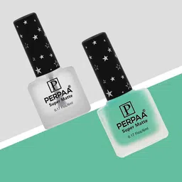 PERPAA Set of 2 Super Matte Long Lasting & Quick-Dry Nail Polish - 6 ml each-39