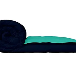 RF RELAXFEEL Green & Black Heavy Winter 233 GSM Double Bed Comforter-image-29