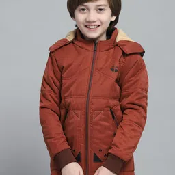 Monte Carlo Boys Hooded Solid Casual Lightweight Padded Jacket-picture-42