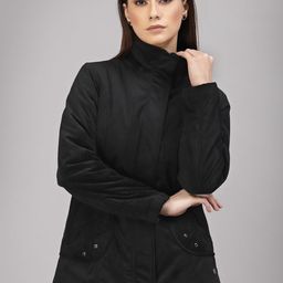 Gipsy Women Black Parka Dry Fit Jacket-picture-45