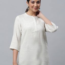 AURELIA Mandarin Collar Stright Kurti-image-86