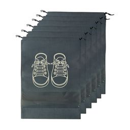 UniKart Grey 6 Pieces Reusable Shoes Organisers-54
