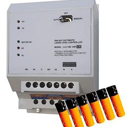Walnut Innovations Operated by Starters ABS Plastic Automatic Water Level Controller, Sensor for Single Ph. Submersibles, Sieman Grey image 1