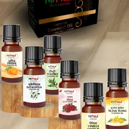 MITHILA Handicrafts Set Of 6 Aroma Oils-21