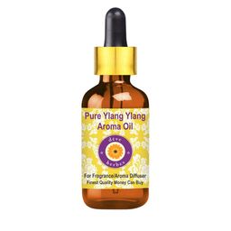 Deve Herbes Pure Ylang Ylang Aroma Oil with Glass Dropper - 50ml-image-65