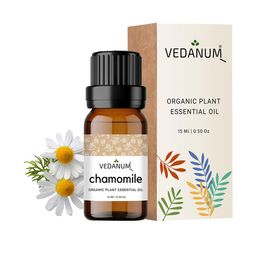 VEDANUM Chamomile Essential Oil for Aromatherapy & Soothing Massage - 15ml-50
