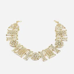 Anouk Gold-Plated Kundan studded Matha Patti-15