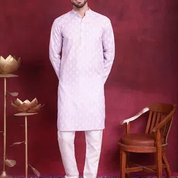 Jompers Floral Printed Mandarin Collar Kurta with Churidar-image-88