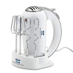 KENT 16051 Hand Blender 300 W | 5 Variable Speed Control | Multiple Beaters & Dough Hooks | Turbo Function, Plastic, 300 Watts image 1