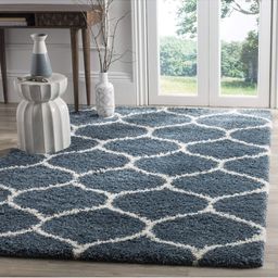 IMRA CARPET Grey Geometric Polyester Carpet image 4