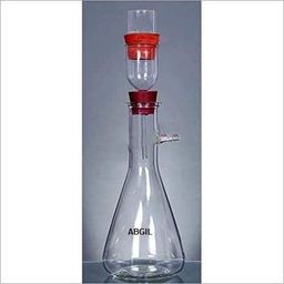 abgil BOROSILICATE GLASS FILTERING APPARATUS COMPLETE. FLASK CAPACITY 250ML. ONE UNIT image 1