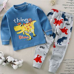 Bold N Elegant Kids Round Neck Printed T-shirt With Pyjamas-image-66