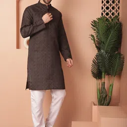 Jompers Ethnic Motifs Printed Regular Kurta with Pyjamas-image-18
