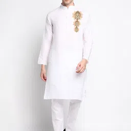 DEVOILER Ethnic Motifs Printed Kurta with Pyjamas-picture-17