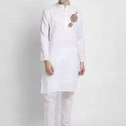 DEVOILER Ethnic Motifs Printed Regular Kurta With Pyjama-73