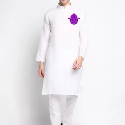DEVOILER Ethnic Motifs Printed Regular Kurta with Pyjamas-picture-45