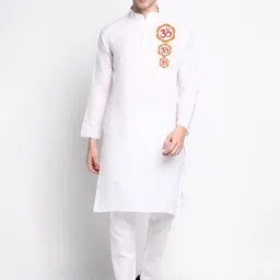 DEVOILER Ethnic Motifs Printed Regular Kurta with Pyjamas-picture-13