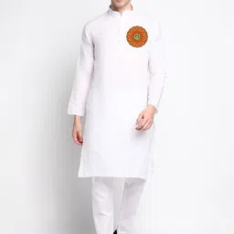 DEVOILER Ethnic Motifs Printed Regular Kurta With Pyjamas-picture-11