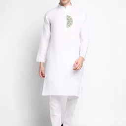DEVOILER Ethnic Motifs Printed Kurta with Pyjamas-picture-38
