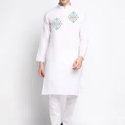 DEVOILER Ethnic Motifs Printed Regular Kurta With Pyjamas-picture-45