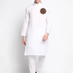 DEVOILER Ethnic Motifs Printed Kurta With Pyjamas-picture-23