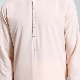 VASTRAMAY Mandarin Collar Regular Kurta & Pyjamas image 2