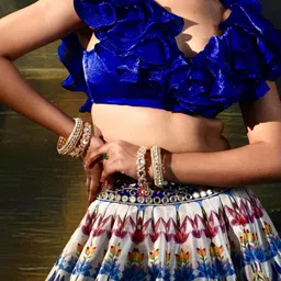 Rashika Sharma Embellished Sequinned Made to Measure Lehenga & image 5