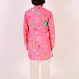 JBN Creation Boys Printed Kurta with Pyjamas image 2