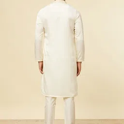 Manyavar Thread Work Kurta with Pyjamas image 4