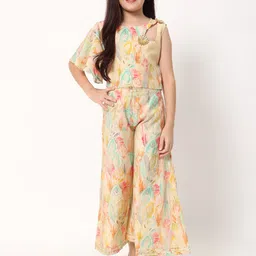 Readiprint Fashions Girls Floral Printed Top With Palazzos-image-55