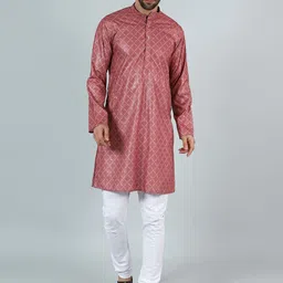 Wintage Ethnic Motifs Printed Straight Kurta With Pyjamas-image-69