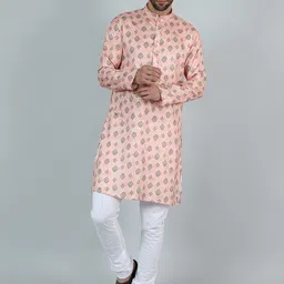 Wintage Ethnic Motifs Printed Straight Kurta With Pyjamas-image-26