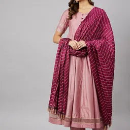 Azira Gotta Patti Pleated Anarkali Kurta with Palazzos & Dupatta-picture-38